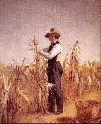 William Sidney Mount Long Island Farmer Husking Corn Sweden oil painting artist